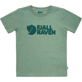 Fjällräven Kids Fjällräven Logo T-shirt Children’s Kids tops Green Main Front 49736