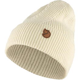 Fjällräven Directional Rib Beanie Unisex Caps, hats & beanies White Main Front 38052