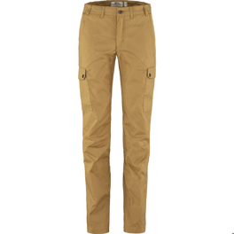 Fjällräven Stina Trousers W Women’s Outdoor trousers Brown, Yellow Main Front 49784