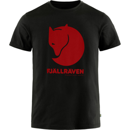 Fjällräven Fjällräven Fox Logo T-shirt M Men’s T-shirts & tank tops Black Main Front 84267