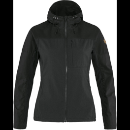 Fjällräven Abisko Midsummer Jacket W Women’s Outdoor jackets Black Main Front 48875
